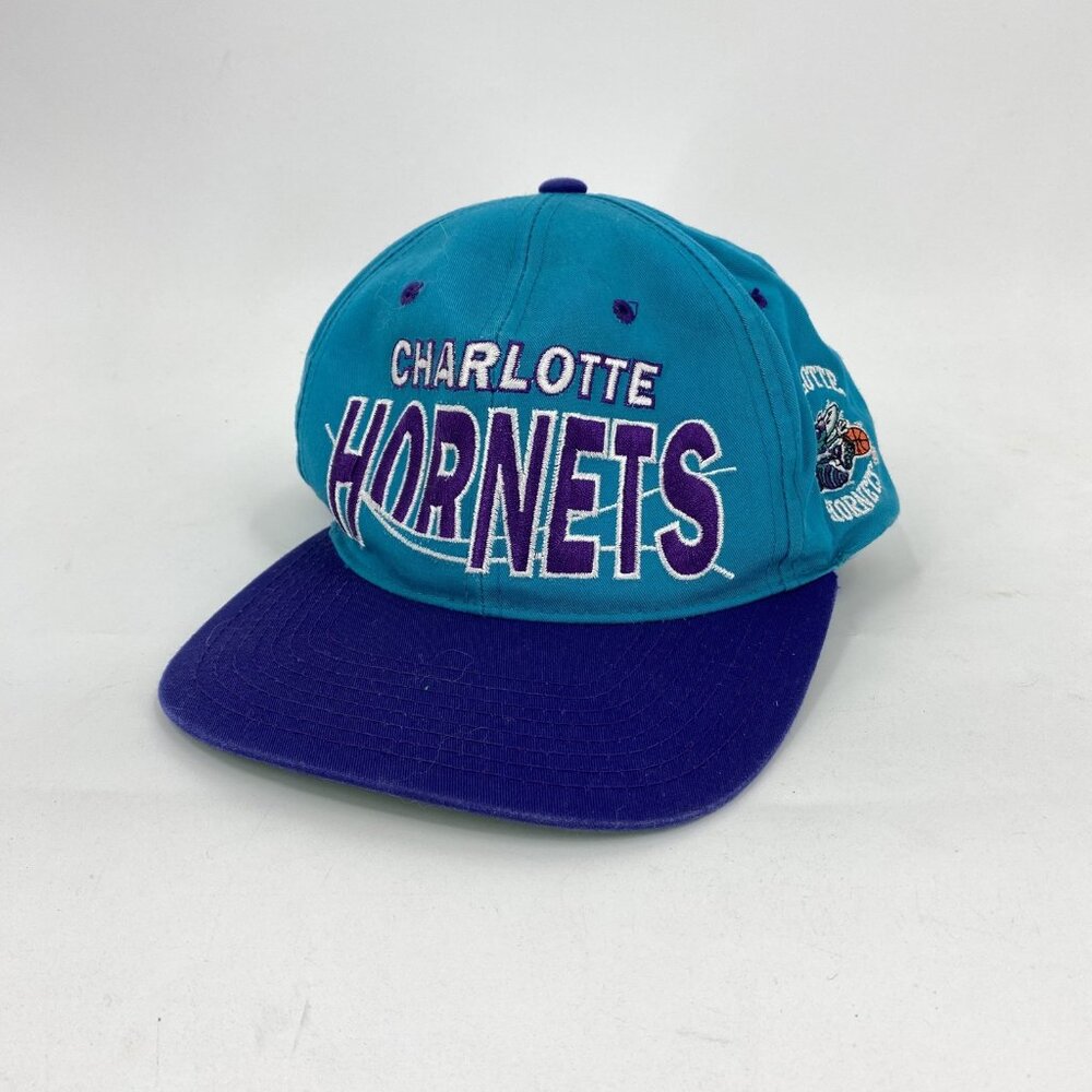 Charlotte Hornets Vintage Snapback Hat The G Cap Official NBA Embroidered